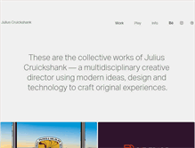 Tablet Screenshot of julius.com.au